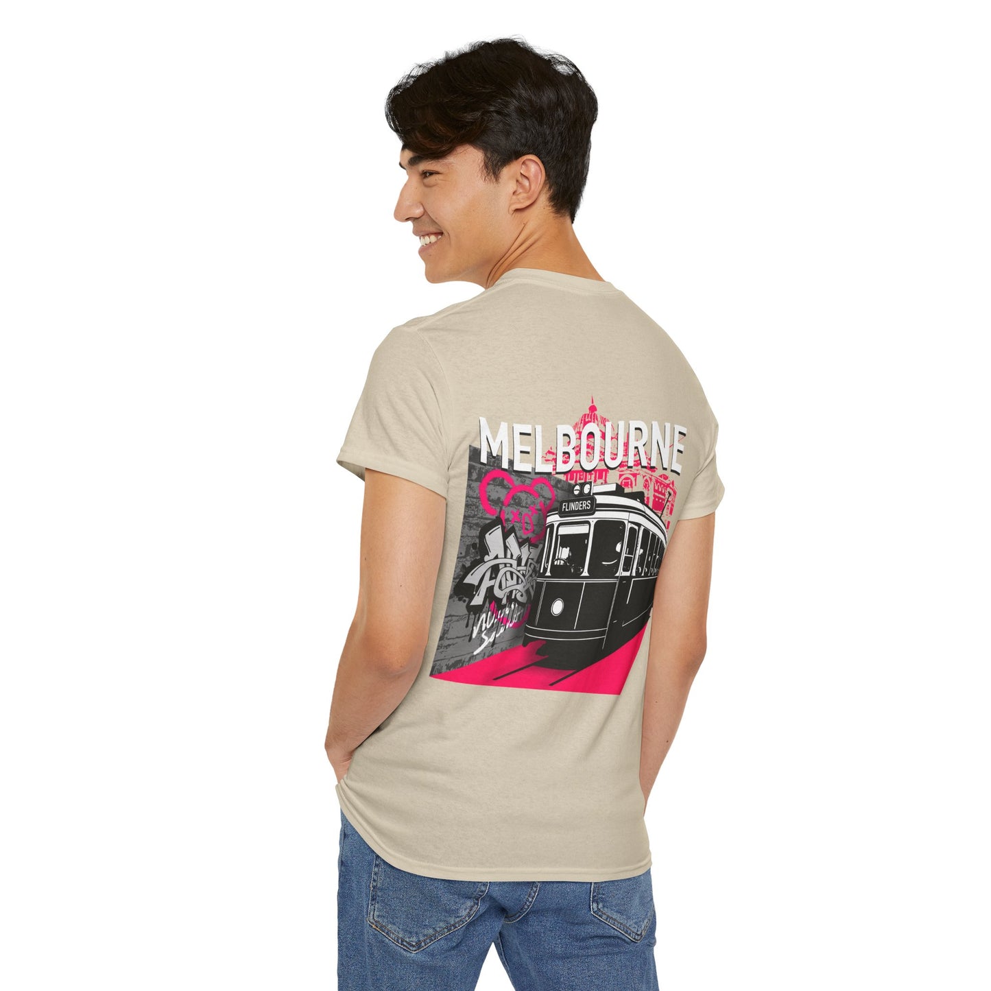 Melbourne Tram Oversized Tee - Classic