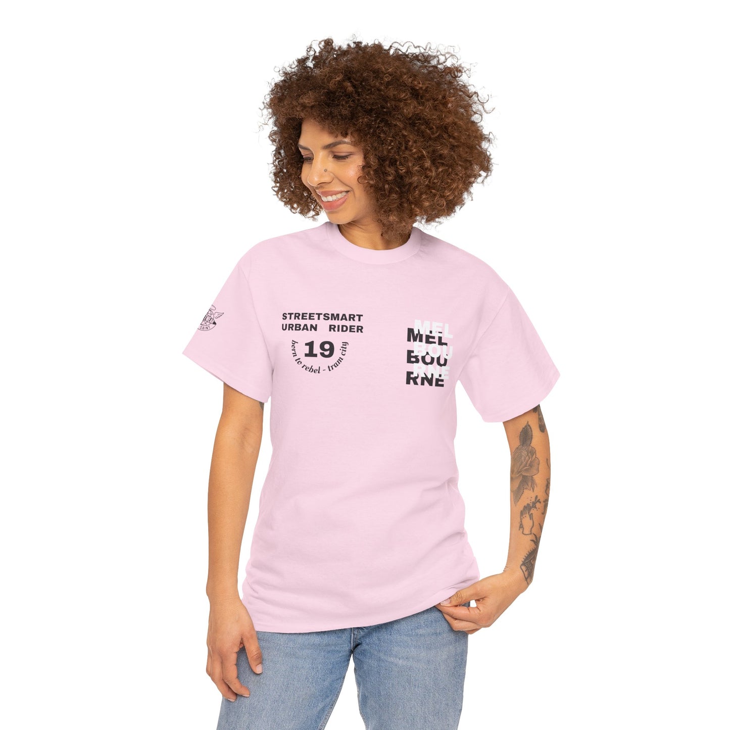 Melbourne Tram Oversized Tee - Premium