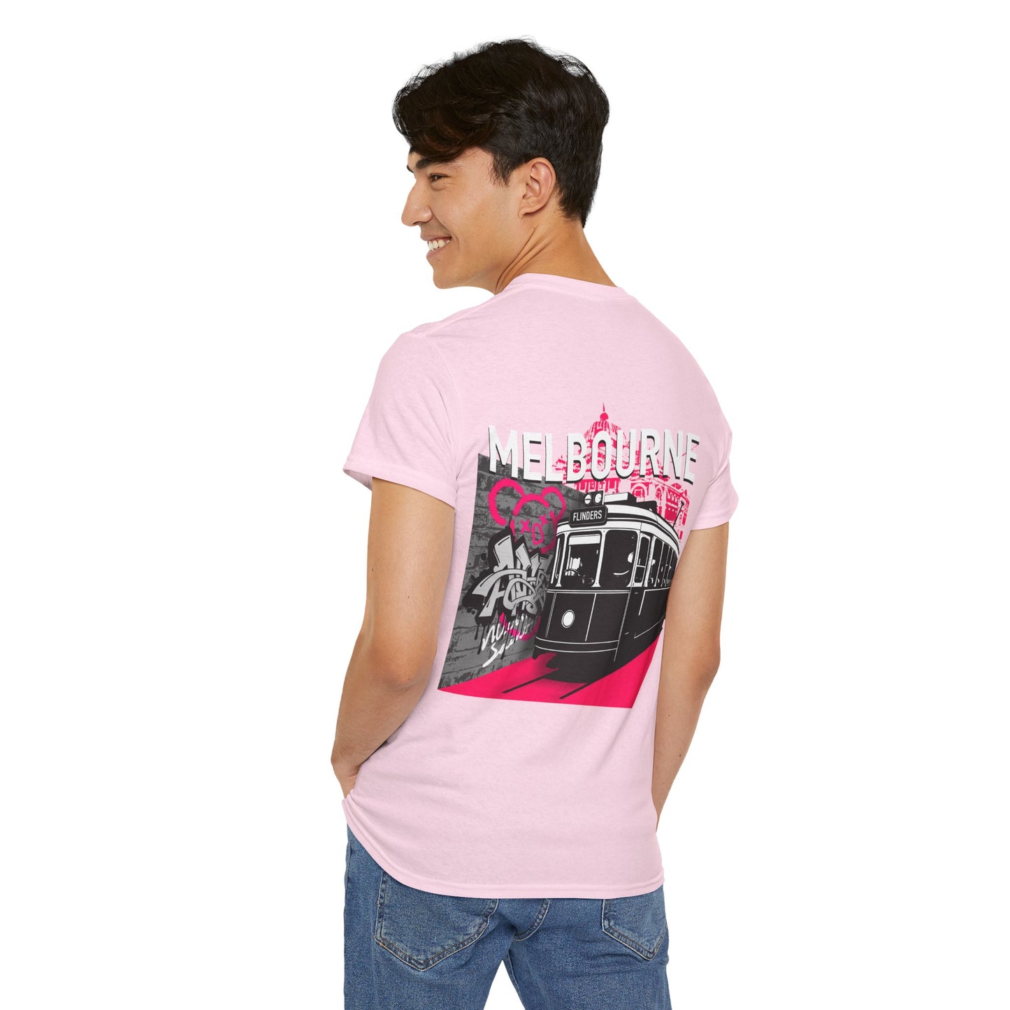 Melbourne Tram Oversized Tee - Classic