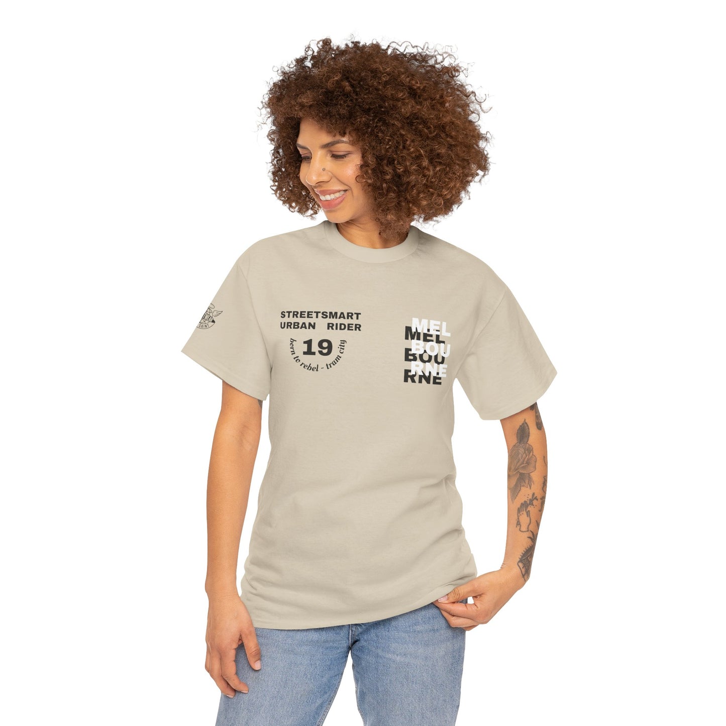 Melbourne Tram Oversized Tee - Premium