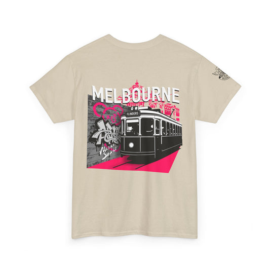 Melbourne Tram Oversized Tee - Premium