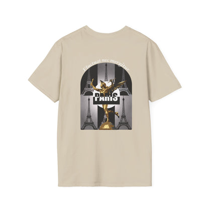 Copy of Paris Vintage Unisex Softstyle T-Shirt, Casual Graphic Tee, Travel Souvenir Shirt, Gift for Friends, Summer Wear, Urban Style