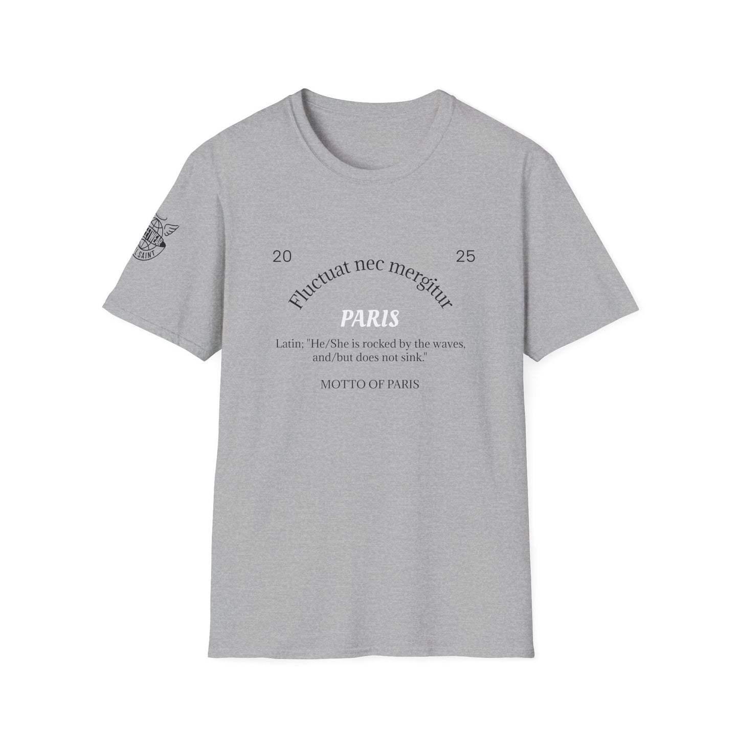 Paris Vintage Unisex Softstyle T-Shirt, Casual Graphic Tee, Travel Souvenir Shirt, Gift for Friends, Summer Wear, Urban Style